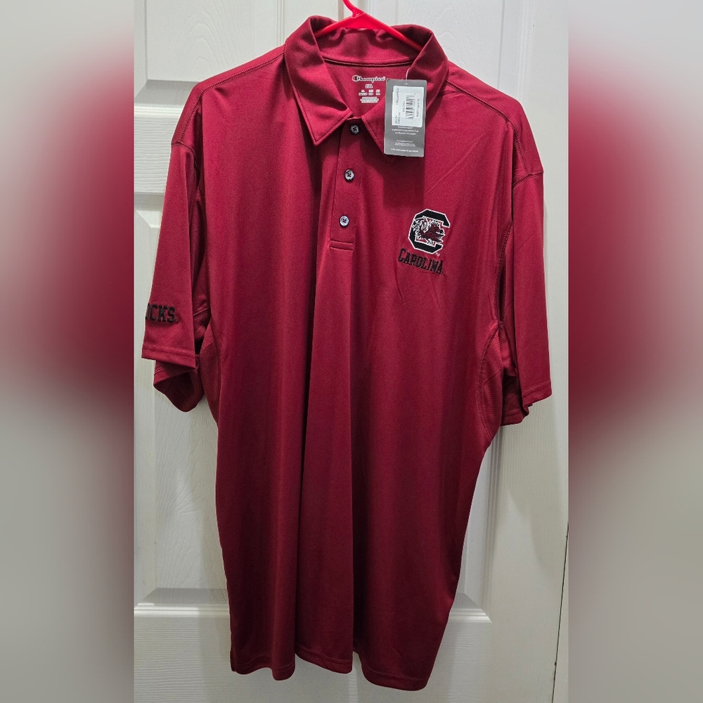 Champion Men's Gamecock Embroidered Polo Shirt, 2xl